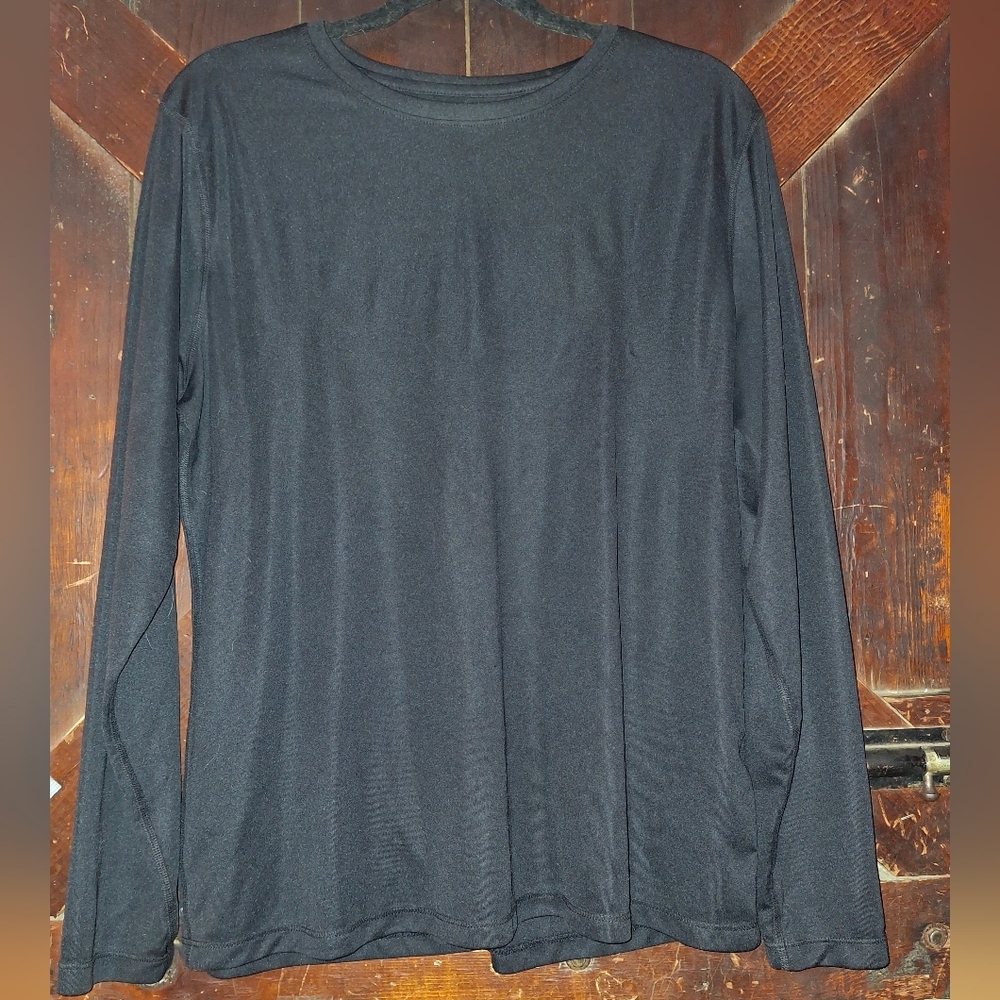 🍀3/15 Athletic Works Black Long Sleeve Performance Tee